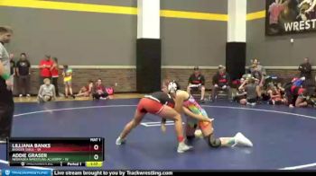 135 lbs Round 5 (12 Team) - Lilliana Banks, Badger Girls vs Addie Graser, Nebraska Wrestling Academy