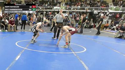 126 lbs Consi Of 16 #2 - Raffi Rafaelian, La Salle Academy vs Max Hammerstrom, Milford NH