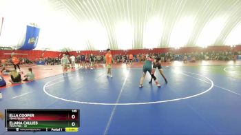 145 lbs Round 4 (6 Team) - Eliana Callies, Team Pink vs Ella Cooper, Team Yellow