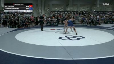 62 kg Champ. Rd Of 32 - Mia Collins, New York City RTC vs Hanna Errthum, USOPTC Women's Resident Freestyle Program