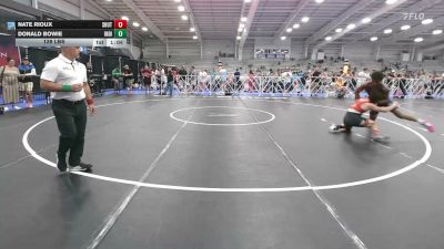 138 lbs Quarterfinal - Nate Rioux, Team Shutt Rioux - HSB vs Donald Bowie, Indiana Outlaws Black - HSB