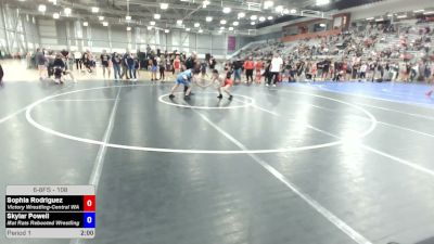 108 lbs Champ. Rd Of 16 - Sophia Rodriguez, Victory Wrestling-Central WA vs Skylar Powell, Mat Rats Rebooted Wrestling