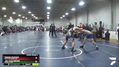 147 lbs Champ. Round 2 - Travis Dupont, Imlay City Youth WC vs Joe Kadluboski, Dansville WC