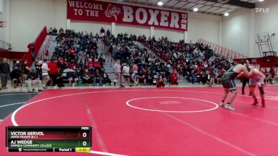 285 lbs Cons. Round 3 - Victor Gervol, Simon Fraser (B.C.) vs Aj Wedge, Umpqua Community College