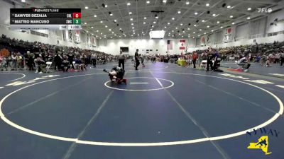 128 lbs Quarterfinal - Matteo Mancuso, Savage Wrestling Club vs Sawyer DeZalia, Club Not Listed