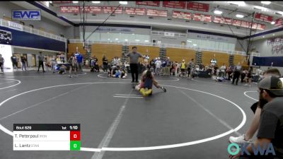 85 lbs Final - Talon Peterpaul, Iron Will Wrestling Club vs Lennon Lantz, Standfast OKC