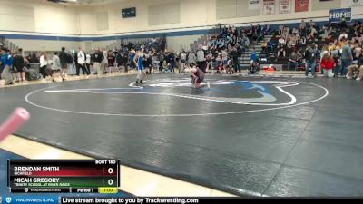 120 lbs Cons. Round 2 - Micah Gregory, Trinity School At River Ridge vs Brendan Smith, Richfield