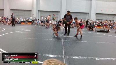 90 lbs Round 3 (10 Team) - Luke D`Ettore, Full Circle vs Wyatt Bishop, MF Savage