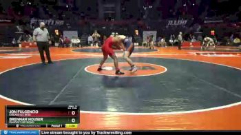 2 lbs Champ. Round 1 - Jon Fulgencio, Chicago (St. Rita) vs Brennan Houser, Mahomet (Seymour)