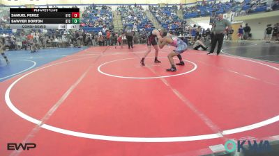 132 lbs Consolation - Samuel Perez, Grove Takedown Club vs Sawyer Dorton, Grove Takedown Club