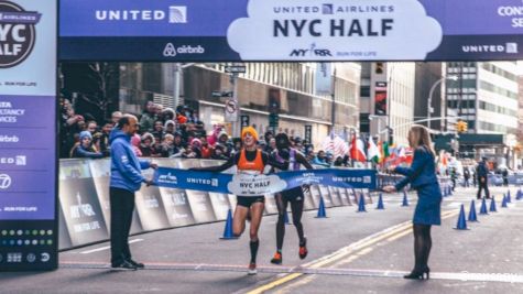 Molly Huddle Battles Joyce Chepkirui For NYC Half Win