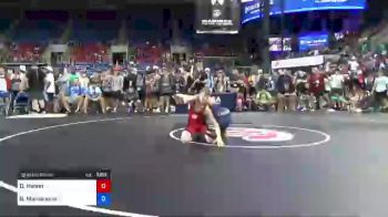 132 lbs Quarterfinal - Daniel Heiser, Wisconsin vs Brock Mantanona, California