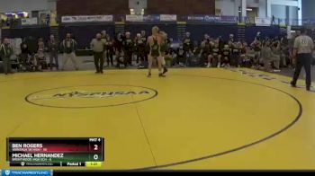 160 lbs Semifinals (4 Team) - Ben Rogers, Wantagh Sr High vs Michael Hernandez, Brentwood High Sch