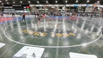 145 lbs Cons. Semi - Eliana Zent, Westside Raider Wrestling vs Brelynn Price, Cobbler Kids Wrestling