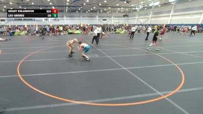 126 lbs Cons. Round 3 - Leo Grimes, Unattached vs Grady Erlandson, Unattached