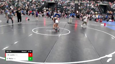 102-112 lbs Cons. Round 2 - Whitley Lucky, FoxFit Wrestling vs DeAngelo Mata, Midwest Destroyers