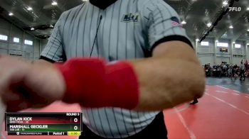 157 lbs Round 3 (4 Team) - Marshall Geckler, 330 Lab vs Dylan Kick, Ohio Titan