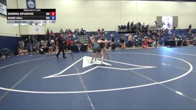 145 lbs Cons. Round 4 - Sadie Hall, Southern Oregon University vs Sabrina Sifuentez, Southern Oregon University
