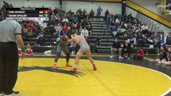 190 lbs 3rd Place Match - Gianni Speller, Waterloo East vs Cael Schultz, Marion