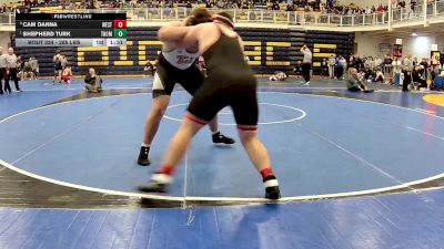 285 lbs Semifinal - Cam Danna, West Allegheny vs Shepherd Turk, Thomas Jefferson