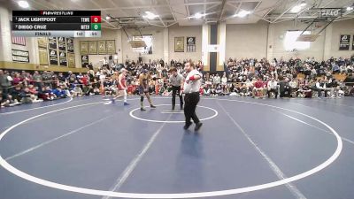 113 lbs Final - Jack Lightfoot, Tewksbury vs Diego Cruz, Mount Everett