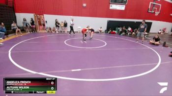 114 lbs Round 7 (8 Team) - Angelica French, Spartan Mat Club vs Autumn Wilson, Kansas Silver