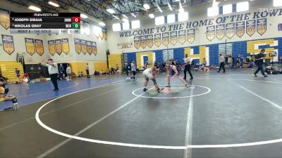 150 Gold Round 3 - Nikolas Gray, Wellington Community Hs vs Joseph Sibaja, Southwest Miami
