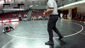 100 lbs Quarterfinal - Chad Martinez, Smithfield Youth Wrestling vs Andrew Iparraguirre, Nova WC