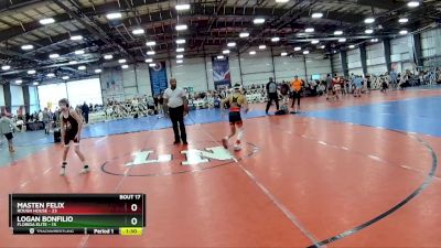 76 lbs Rd# 8- 12:30pm Saturday Final Pool - Logan Bonfilio, Florida Elite vs Masten Felix, Rough House