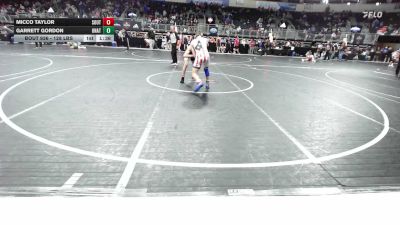 128 lbs Round Of 16 - Micco Taylor, Southmoore Sabercats vs Garrett Gordon, Unattached