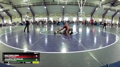 133 lbs Champ. Round 1 - Amarfio Reynolds, Gannon University vs Matthew Papa, Southern Virginia