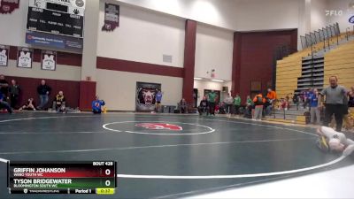 81-88 lbs Round 4 - Tyson Bridgewater, Bloomington South WC vs Griffin Johanson, Webo Youth WC