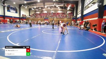 106 lbs Quarterfinal - Will Meredith, Berryhill High School vs Cayden Scott, Bixby HS Boys