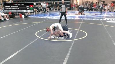 133 lbs Quarterfinals (8 Team) - Camden Spiniolas, Marion Central Catholic, IL vs Danier Maranan, Vacaville, CA