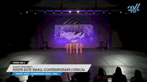 Dance Dynamics - Youth Elite Small Contemporary/Lyrical [2025 Youth - Contemporary/Lyrical - Small Day 2] 2025 Power Dance Grand Nationals