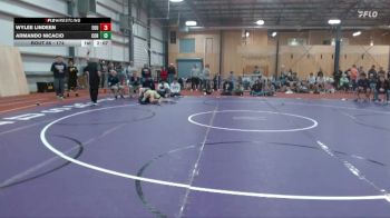 174 lbs Champ. Round 2 - Wylee Lindeen, Eastern Oregon University vs Armando Nicacio, Corban University