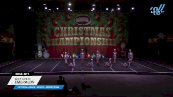 Apex Cheer - Emeralds [2024 L1 Junior - Novice - Restrictions Day 1] 2024 Cheer Power Holiday Showdown Houston