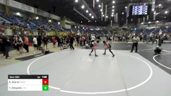 101 lbs Quarterfinal - Alina Alarid, Pomona Elite vs Yosselin Delgado, U Town Hammers