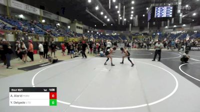 101 lbs Quarterfinal - Alina Alarid, Pomona Elite vs Yosselin Delgado, U Town Hammers