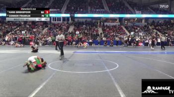 61 lbs Champ. Round 1 - Kane Griekspoor, Maize vs Connor Franklin, Pratt WC