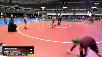 National 3-5 64 Quarterfinal - Lincoln Wissing, Grizzly Wrestling Club vs Brody Farrington, Poquoson Athletic Association