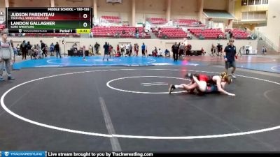 130-135 lbs Round 2 - Landon Gallagher, CORE Wrestling vs Judson Parenteau, Tech Fall Wrestling Club