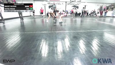 89 lbs Rr Rnd 2 - Macey Glover, Skiatook Youth Wrestling vs Nayeli Rojas, Team Tulsa Wrestling Club