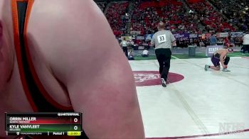 2A 220 lbs Quarterfinal - Orrin Miller, North Fremont vs Kyle VanVleet, Kellogg