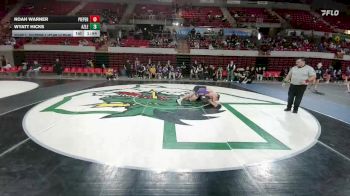 150 lbs Round 2 - Quarters & 1st Wb (16 Team) - Noah Warner, Comal Pieper vs Wyatt Hicks, Azle