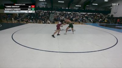 165 lbs Champ. Round 2 - Dominick Parente, Brockport vs Chris Cratsley, Arcadia
