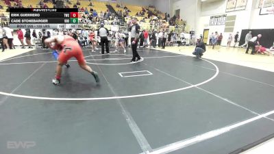 155 lbs Round Of 32 - Erik Guerrero, Tahlequah Wrestling Club vs Cade Stonebarger, Vinita JH