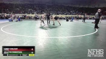 4A-175 lbs Quarterfinal - Braxton Robertson, Elk City vs Corey Chilcoat, Catoosa