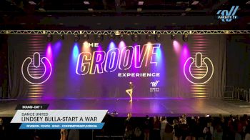Dance United - Lindsey Bulla-Start A War [2023 Youth - Solo - Contemporary/Lyrical Day 1] 2023 GROOVE Dance Grand Nationals
