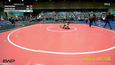 73 lbs Consi Of 8 #2 - Ryan Bassiri, Capital City Wrestling Club vs Gavin Miller, Rancho Bernardo Wrestling Club (RBWC)